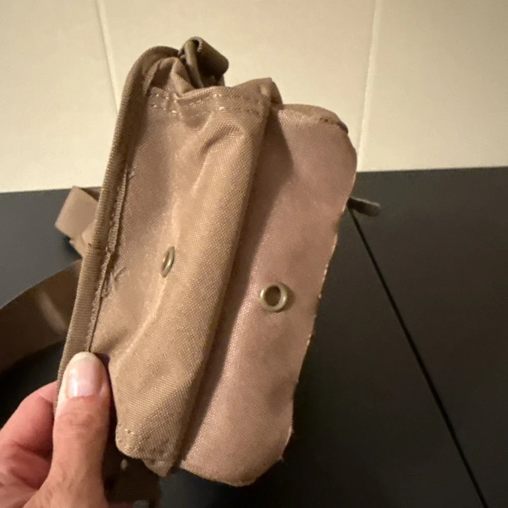 Wolf Tactical Cross Bag- Brown -Very Good Condition-Except For Initial Inside